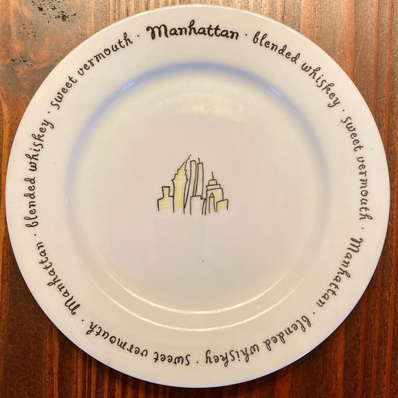 Pottery Barn Bar Lingo Plate Set - Picture 9 of 11